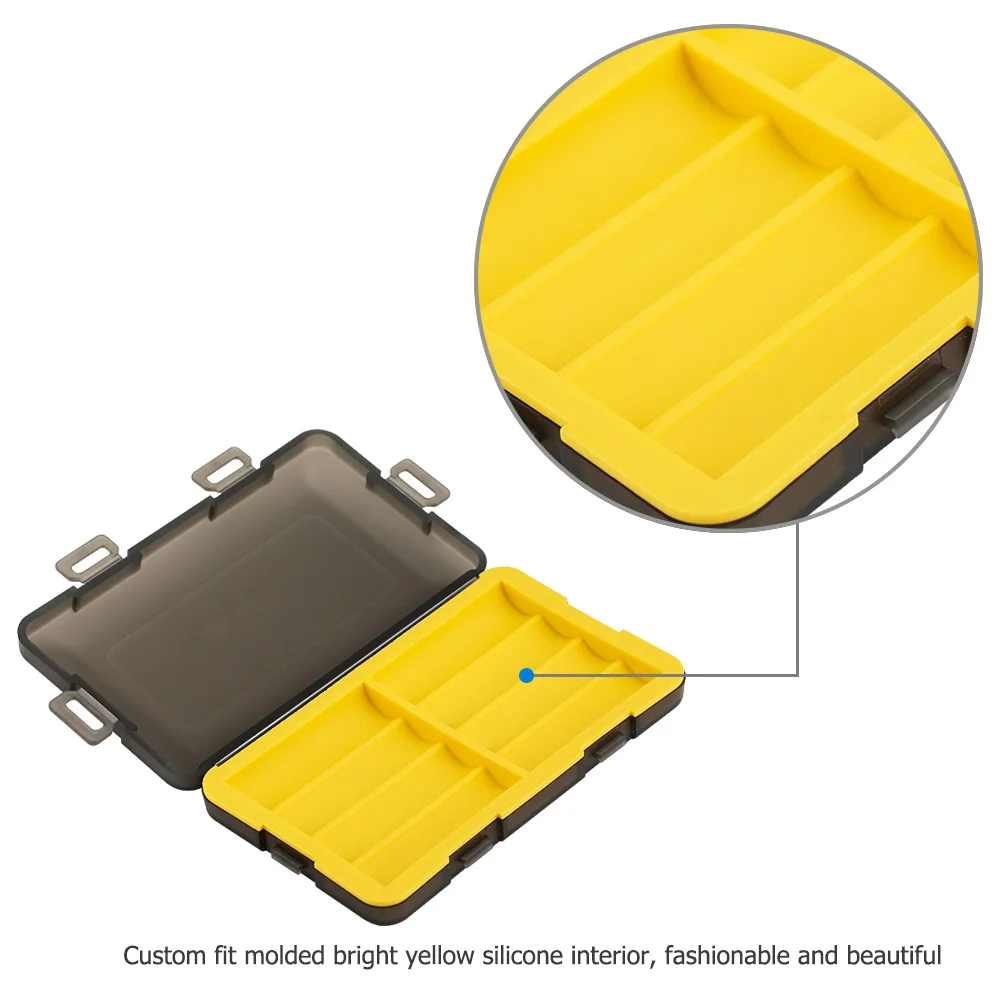 AA Battery Storage Case Holder Organizer Compact PC Battery Box for 8pcs AA or 14500 Batteries Water-Resistant and Easy to Carry thumbnail 5