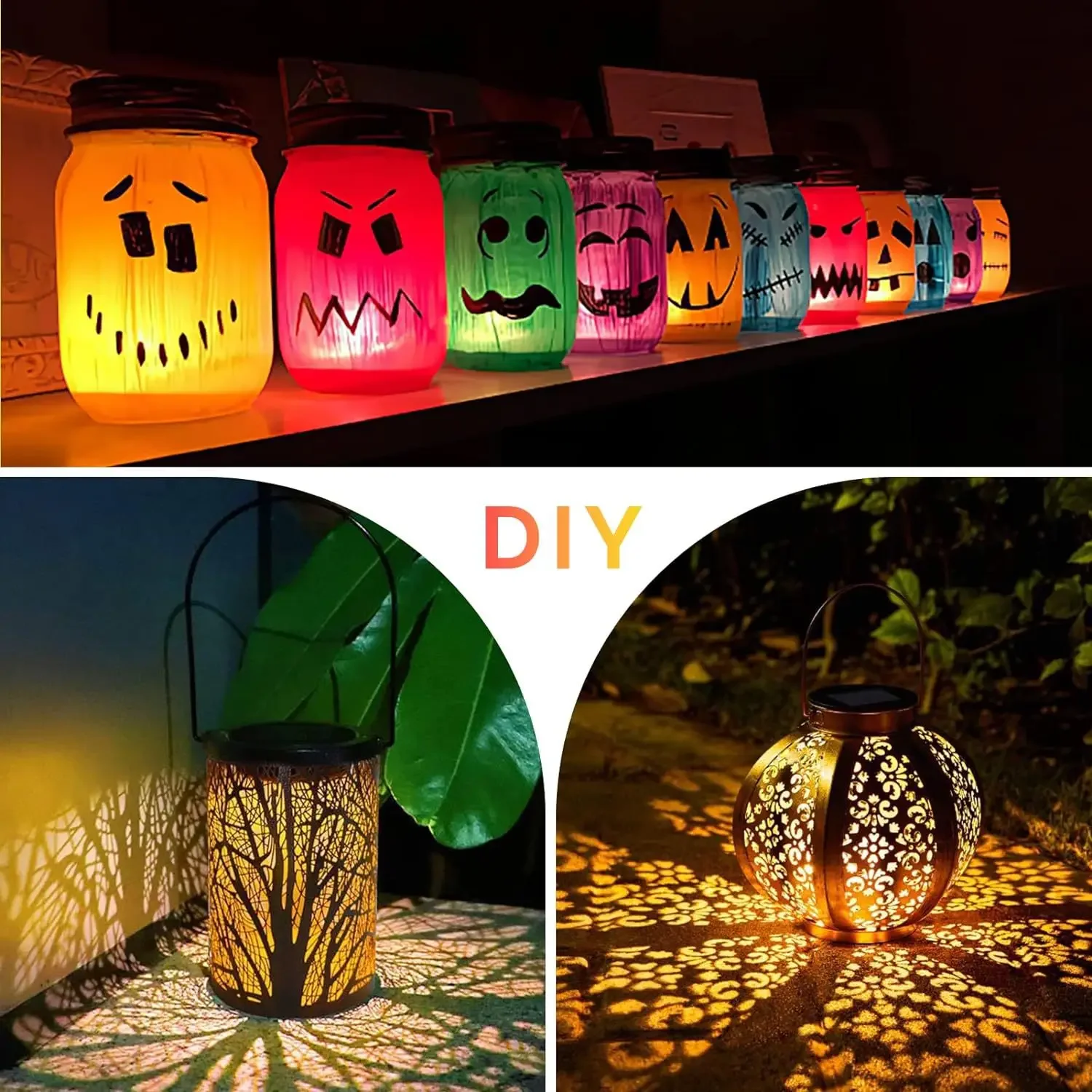 Waterproof Solar Cell Box for Projection Lanterns 8cm Diameter Outdoor Garden Decor Easy Install Solar Light Accessory Luz Solar thumbnail 3