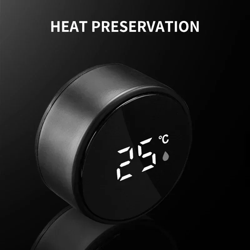 500mI Auto Digital Intelligent Thermos Cup For Tesla Model 3 X S Y P100D SpaceX Car Digital Smart Thermos Cup Auto Accessories thumbnail 5