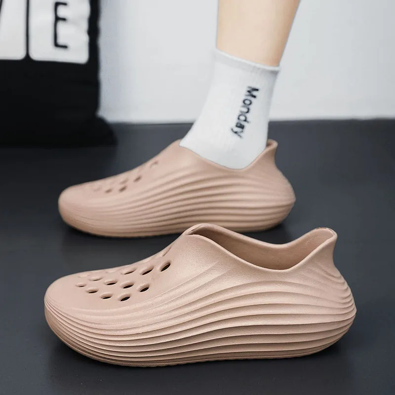 Fashion Lightweight Men's Sandals Summer EVA Man Beach Shoes Breathable Soft Men Water Shoes Comfortable Casual Walking Sneakers thumbnail 6