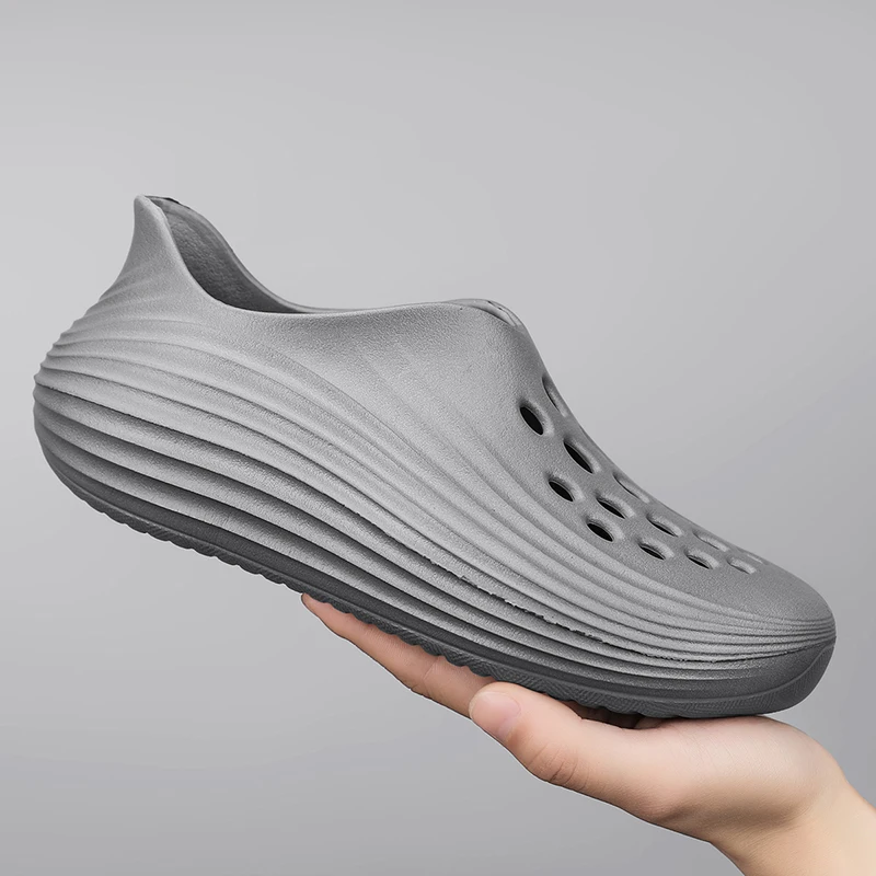 Fashion Lightweight Men's Sandals Summer EVA Man Beach Shoes Breathable Soft Men Water Shoes Comfortable Casual Walking Sneakers thumbnail 3