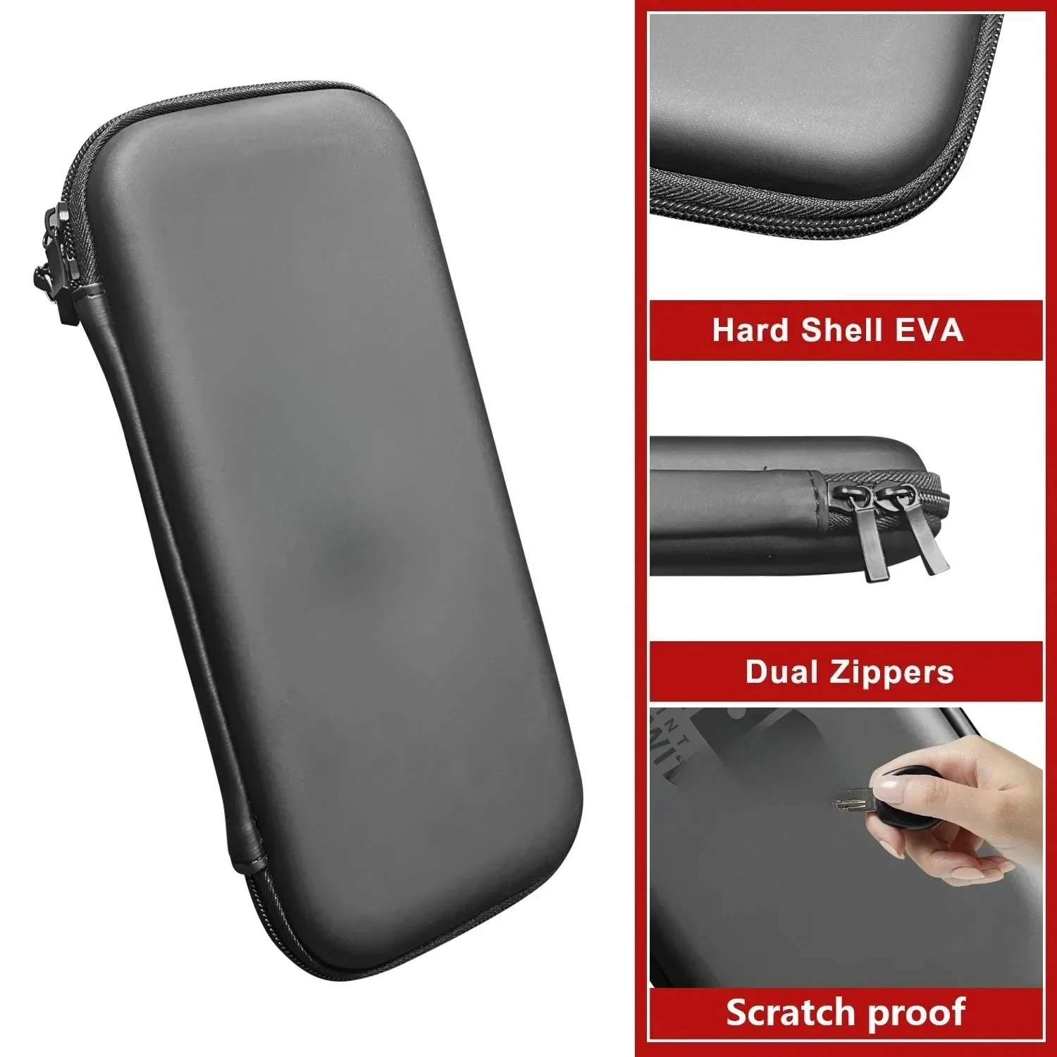 Slim Hard Travel Carrying Case for 2025 Switch 2 Waterproof EVA Hard Shell Protective Storage Hand Bag for Nintendo Switch 2 thumbnail 3