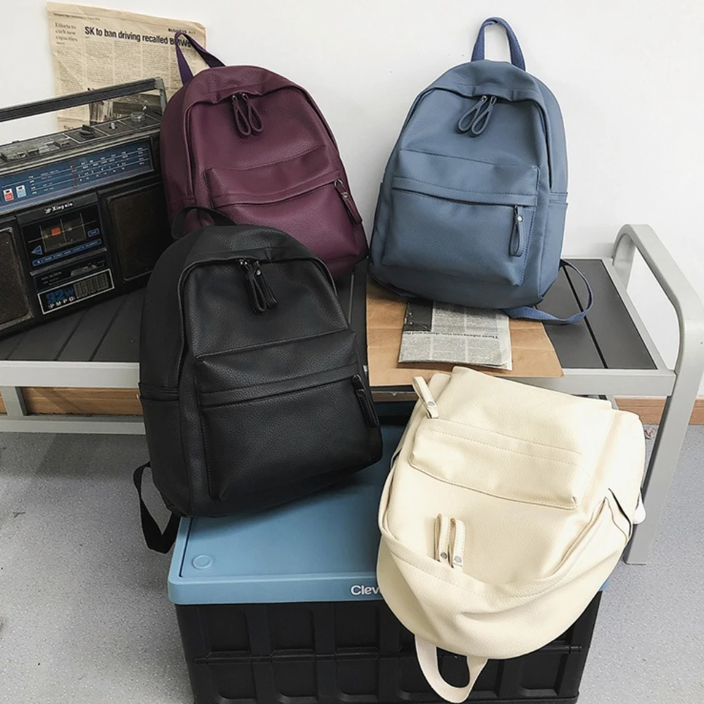 Fashion Backpack High Quality PU Leather Women's Backpack for Teenage Girls School Shoulder Bag Bagpack Mochila Backpack 2025 thumbnail 4