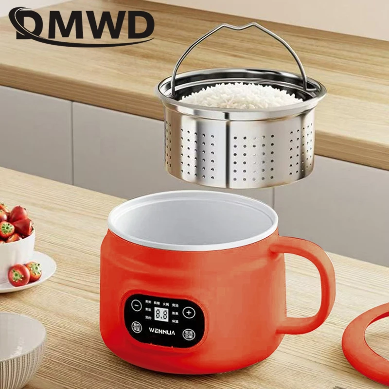 Mini Low-Sugar Rice cooker Food steamer Hot pot Electric cooking pot Non-stick Skillet Multi cooker Low calorie diet cookeware thumbnail 3