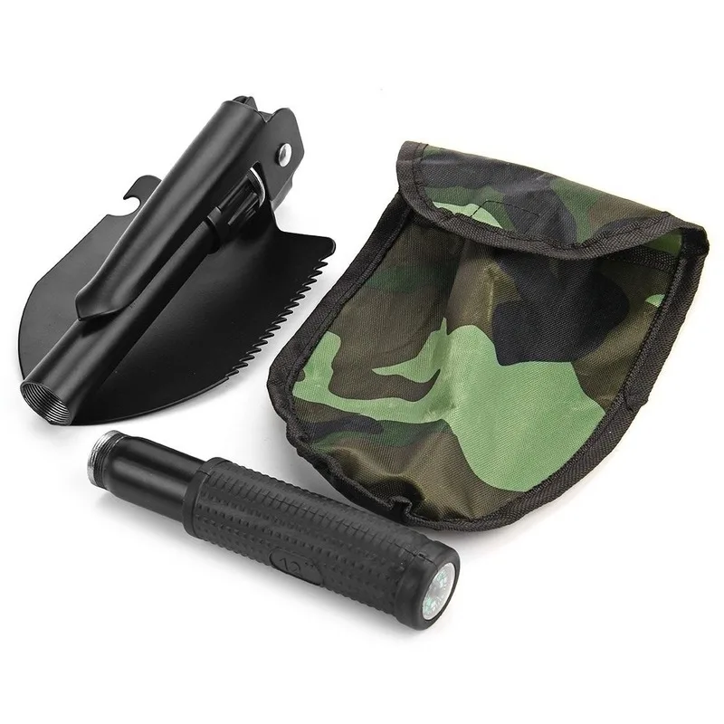 Foldable Shovel with Compass Multi Purpose for Camping Hiking Backpacking Gardening Hiking Accessories thumbnail 4