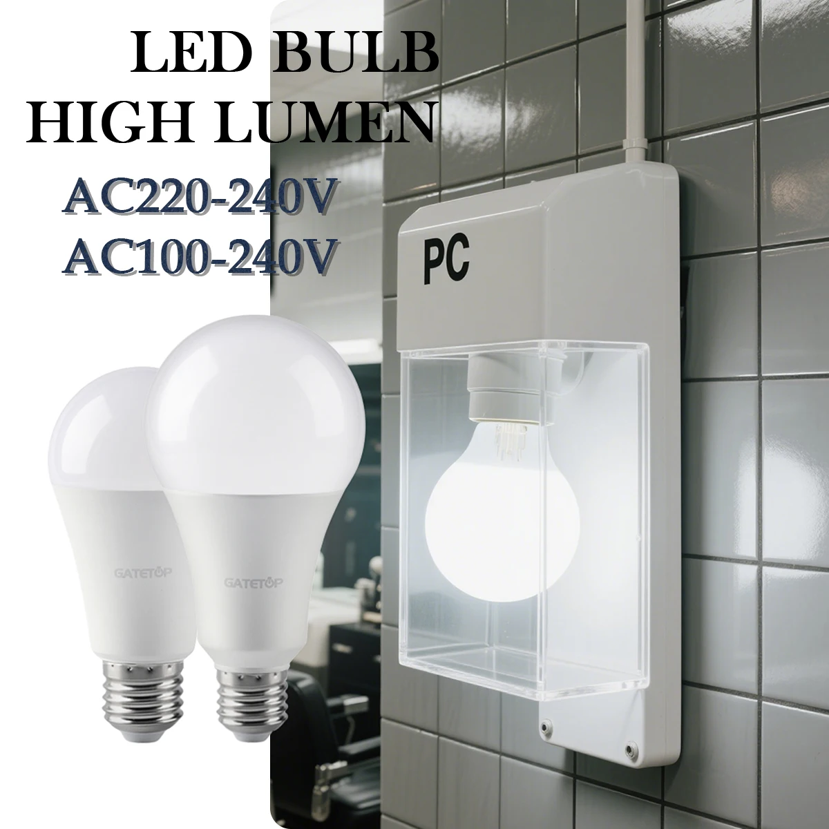 8pcs LED light Bulb Tricolor Dimming  AC220V 110V 18W 24W Wall Switch CCT 3000K 4000K 6000K Memory Function for Home Bedroom