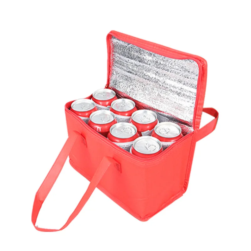 Portable Lunch Bag Folding Insulation Picnic Ice Pack Foods Thermal Bag Drink Carrier Insulated Bag Beer WDelivery Bag Warmer thumbnail 4