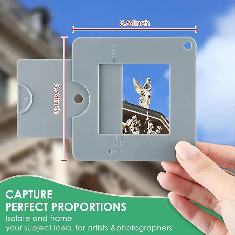View Finder Portable View Catcher Sliding Clear Markings Sketch Artist View Capture Tool Lightweight Color Isolation Painting thumbnail 5