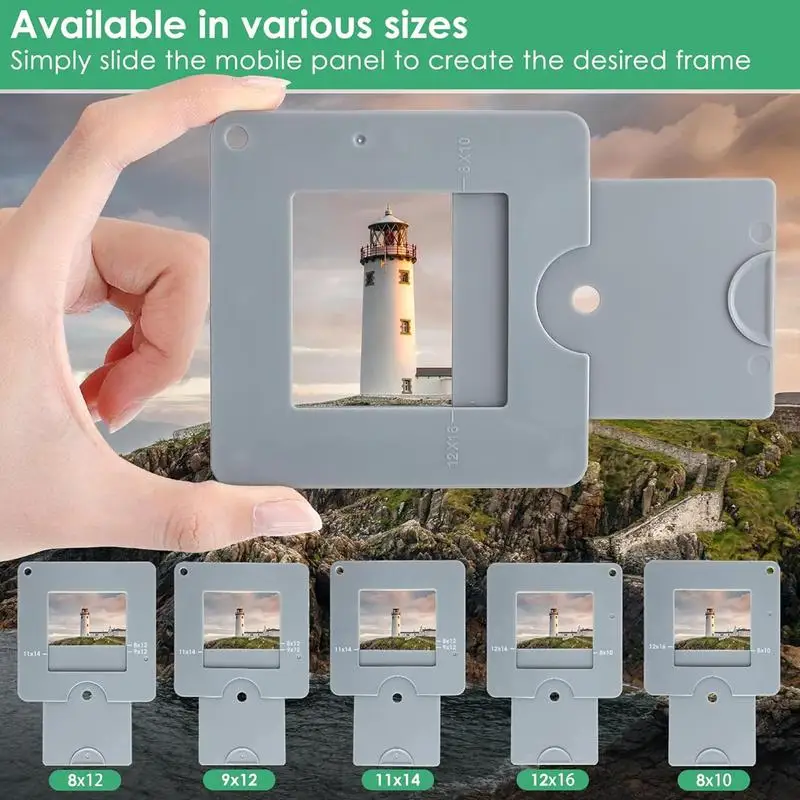 View Finder Portable View Catcher Sliding Clear Markings Sketch Artist View Capture Tool Lightweight Color Isolation Painting thumbnail 4