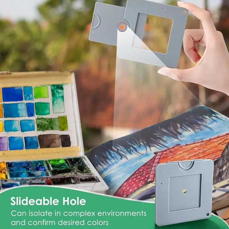 View Finder Portable View Catcher Sliding Clear Markings Sketch Artist View Capture Tool Lightweight Color Isolation Painting thumbnail 3