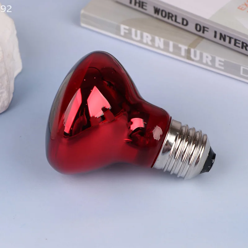 25/40/50/60/75/100W E27 UVA Poultry Bulb Infrared Night Light Day Poultry Heating Bulb For Plants Amphibians Reptile Pets thumbnail 2