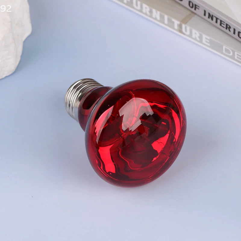 25/40/50/60/75/100W E27 UVA Poultry Bulb Infrared Night Light Day Poultry Heating Bulb For Plants Amphibians Reptile Pets thumbnail 4