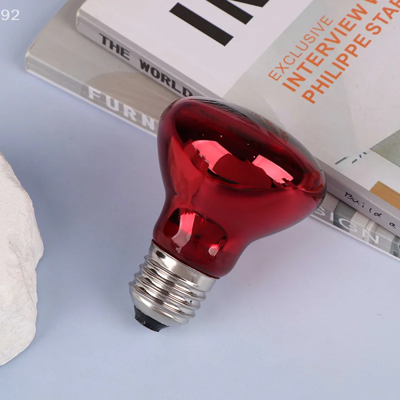 25/40/50/60/75/100W E27 UVA Poultry Bulb Infrared Night Light Day Poultry Heating Bulb For Plants Amphibians Reptile Pets thumbnail 5