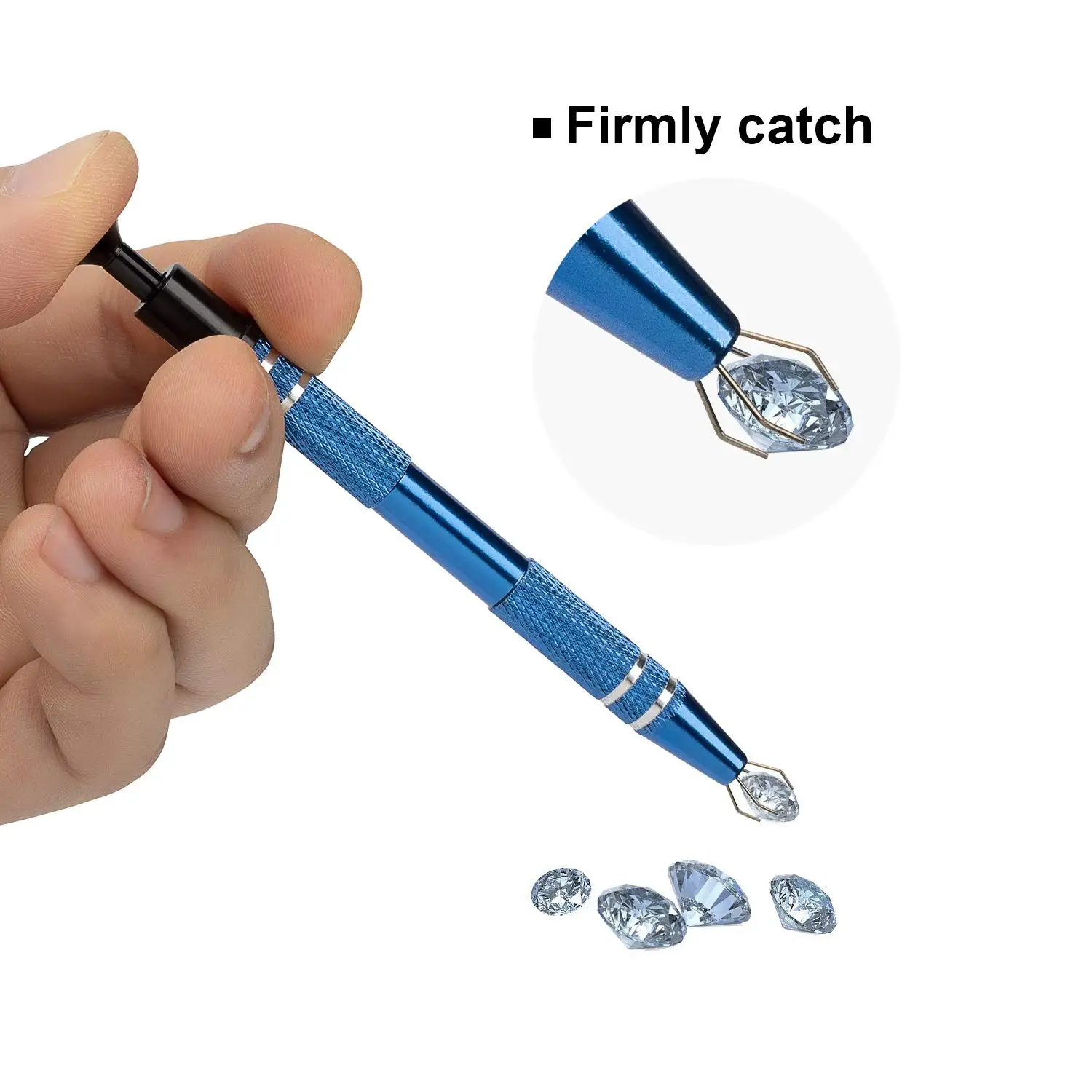 Professional 4 Claws Tweezers IC Extractor Jewelry Tweezers Precision Parts Clamp Tweezers Electronic Component Pick Up Puller thumbnail 2