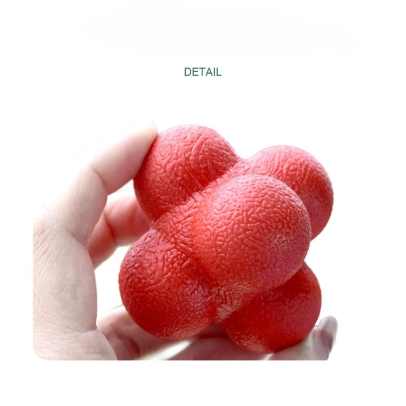 Hexagon Reaction Ball Agility Training Ball for Basketball Football Kids Adult Coordination Reflex Sports Fitness Training Ball thumbnail 6