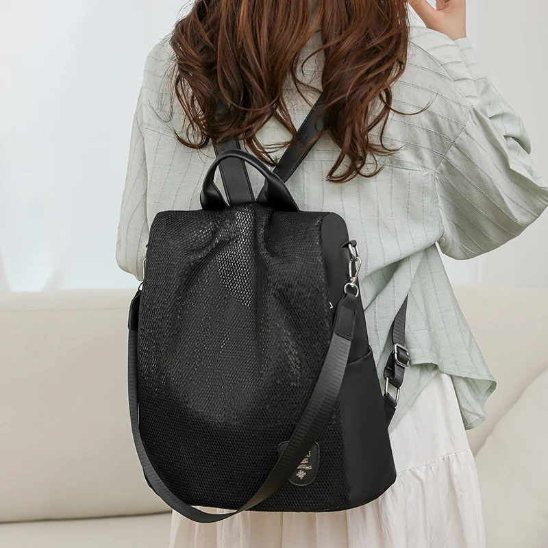 Women's Anti-Theft Backpack - Fashionable Travel Commuter Bag with Adjustable Shoulder Strap, Large Capacity Travel Backpack thumbnail 6