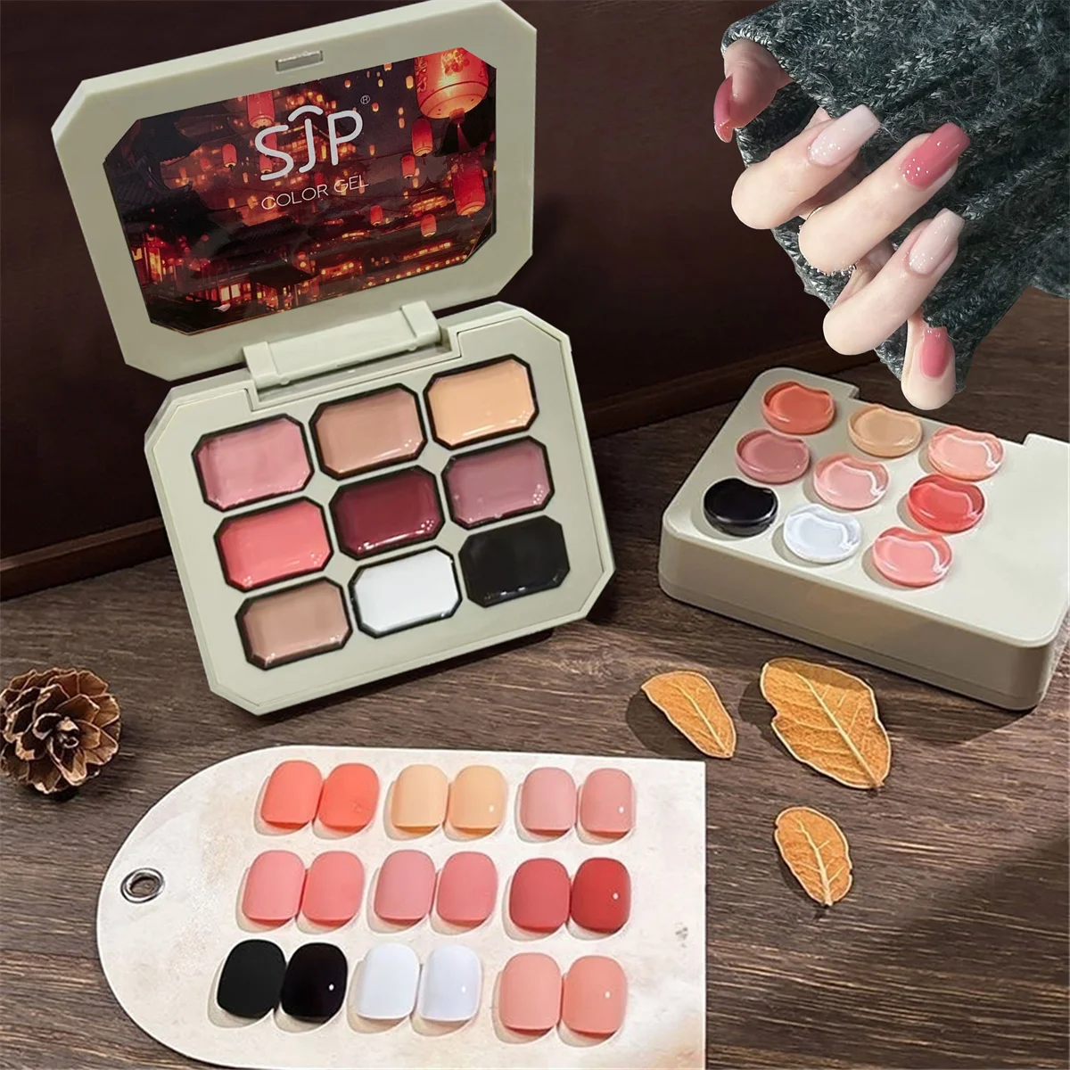 1pc nail solid gel polish patting glue color popular color gradient nail enhancement art decoration creation INS Y2K