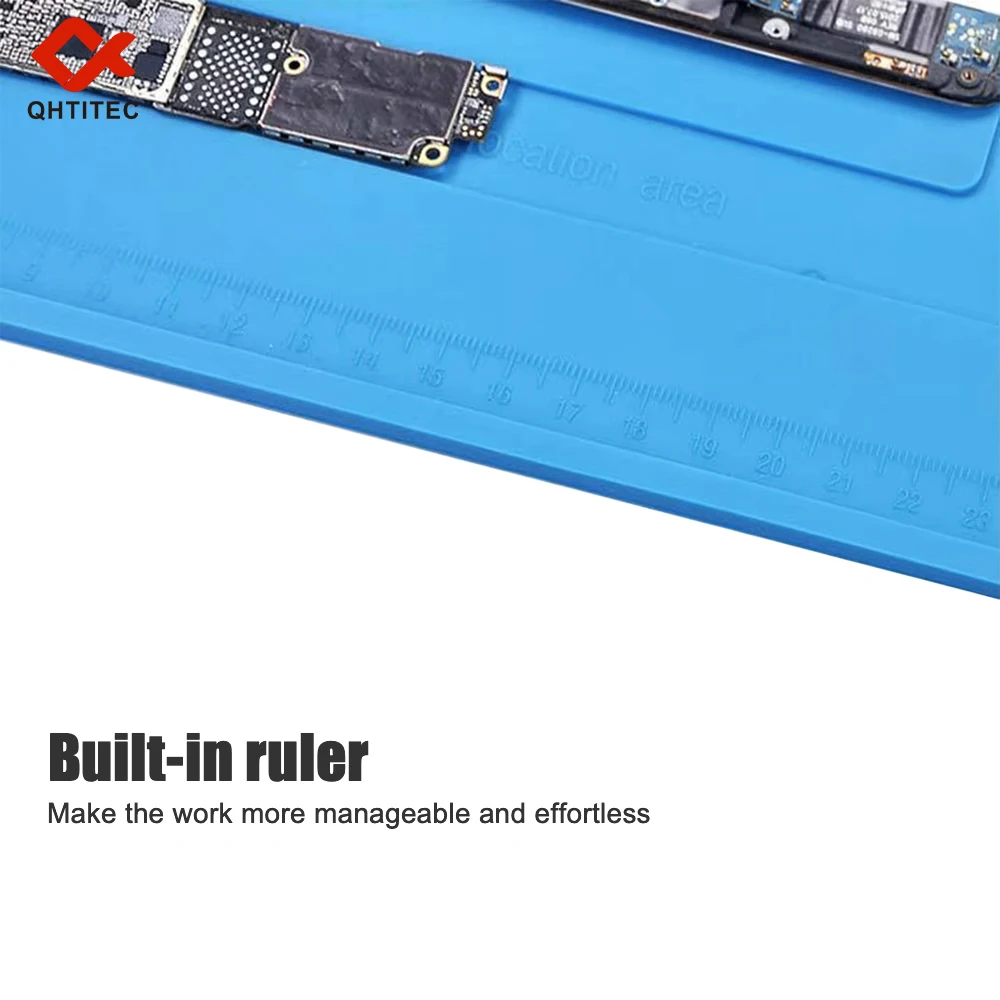 Silicone Soldering Pad Desk Platform Mat for Welding Station Iron Phone PC Repair Magnetic Heat Insulation No Lead S-160 thumbnail 4