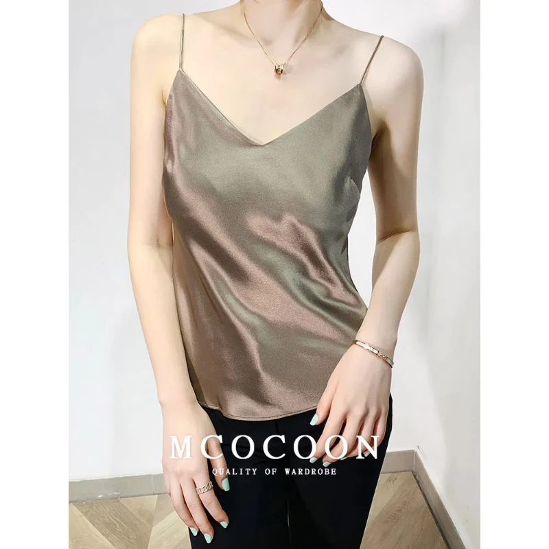 Sexy Off Shoulder Loose Simplicity Tanks Summer New Solid Color All-match Elegant T Shirt Tops Fashion Temperament Women Clothes thumbnail 5