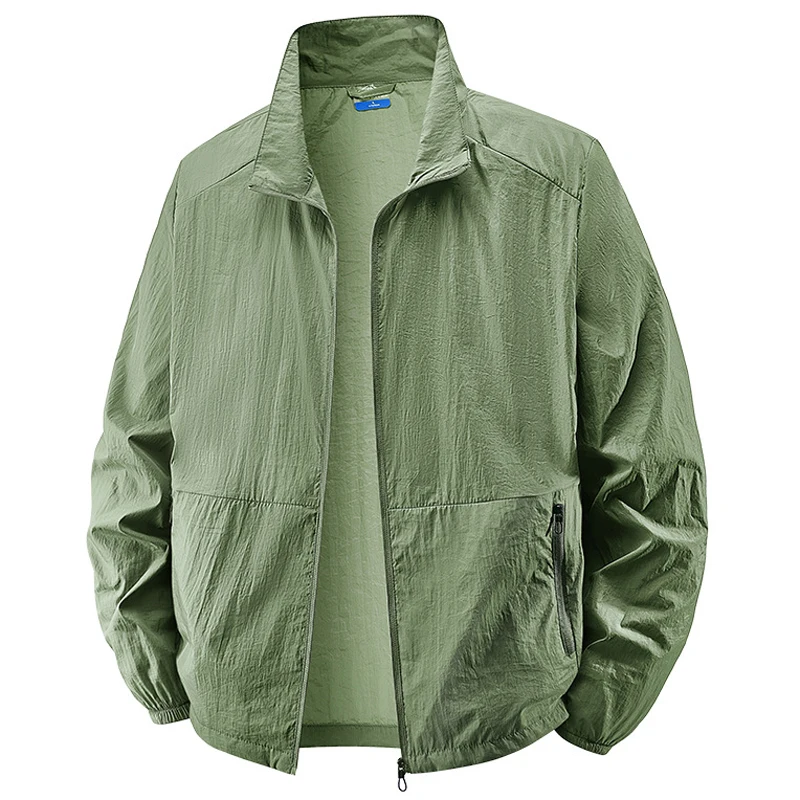 Plus Size 7XL 8XL Summer SunSkin Cycling Jacket Men Outdoor Gym Running Coat Men Sports Sunscreen Hiking Fishing Camping Jacket thumbnail 3