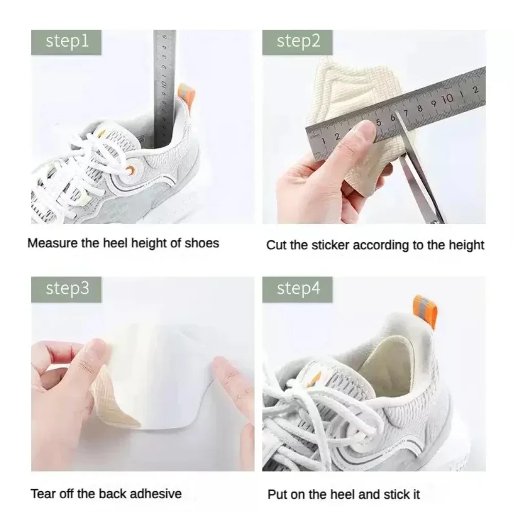 2/6/10pcs/set Insoles for Shoes Patch Heel Pads for Shoes Adjustable Size Foot Care Adhesive Back Sticker Shoes Insert Insole thumbnail 3