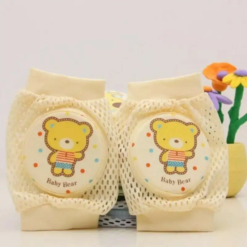 1 Pairs Kids Girl Boy Crawling Elbow Toddlers Baby Safety Mesh Kneepad Protector Leg cushion Legging Infants Children Knee Pads thumbnail 4