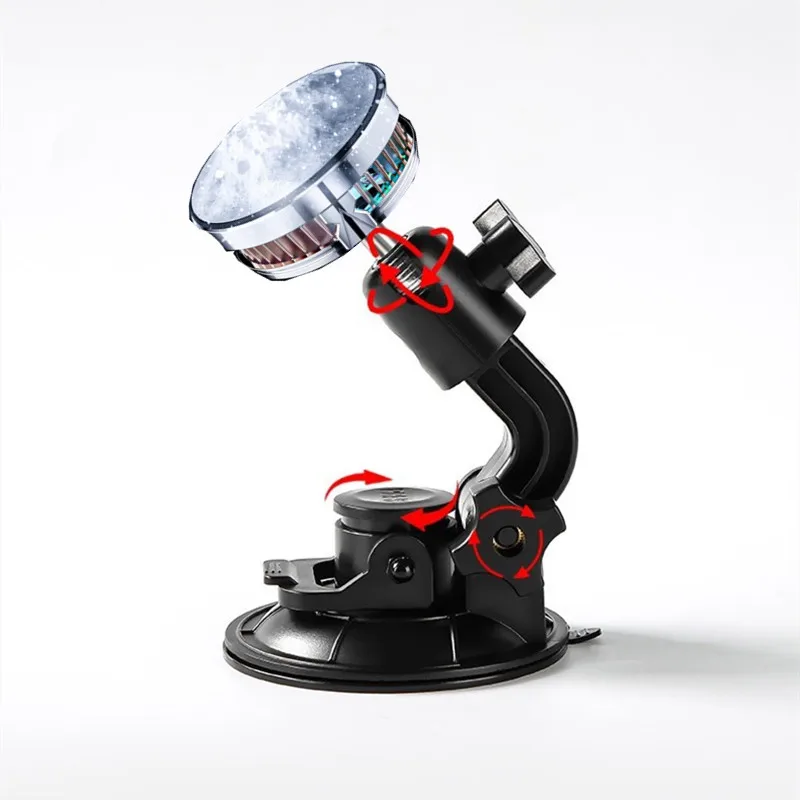 360° Rotation Sucker Magnetic Car Phone Holder With Cooling Phone Cooler Cooling Magsafe Wireless Cell Fan Support And Cooler