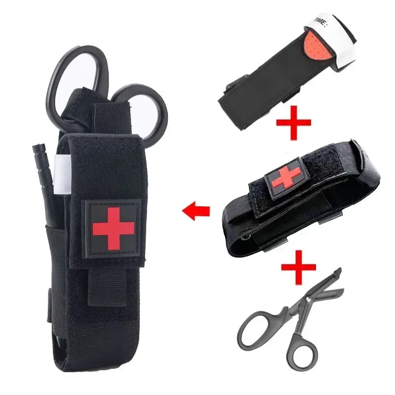 Tourniquet Emergency Tactical Emergency Strap Single Handed Medical First Aid Equipment for Hiking Camping Travel Outdoor Sports thumbnail 5
