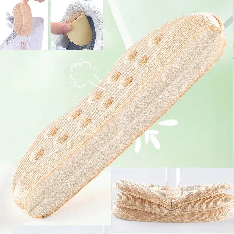 4pcs Shoe Pads for High Heels Pain Relief Anti-wear Cushion Heel Protectors Shoes Sticker Foot Care Liner Grip Insole Insert Pad thumbnail 4