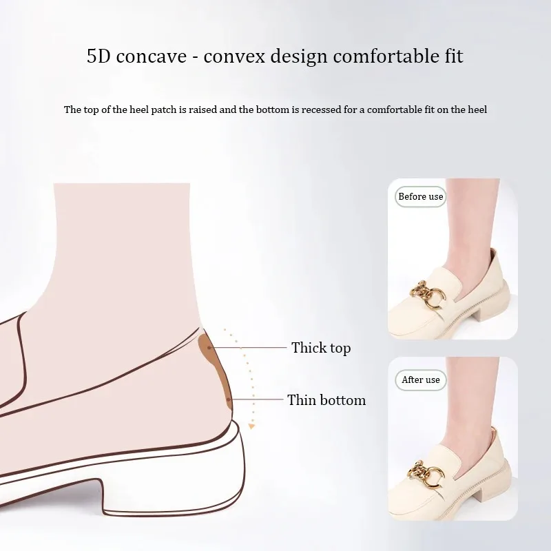 4pcs Shoe Pads for High Heels Pain Relief Anti-wear Cushion Heel Protectors Shoes Sticker Foot Care Liner Grip Insole Insert Pad thumbnail 3