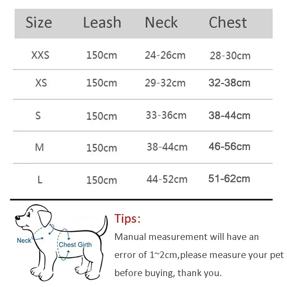 Dog Harness Leash Set for Small Dogs French Bulldog Chihuahua Pug Outdoor Walking Lead Leash Adjustable Puppy Cat Harness Vest thumbnail 6