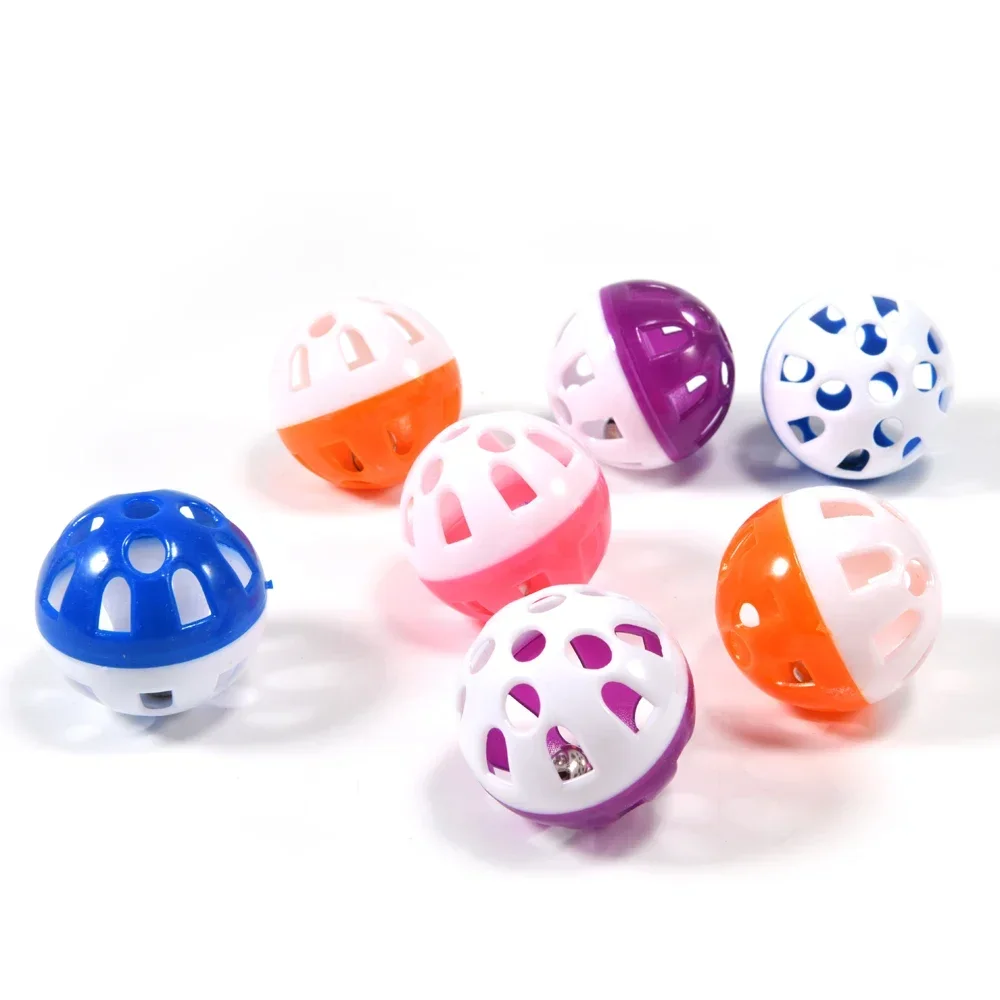 10pcs Pet Parrot Toy Colorful Hollow Rolling Bell Ball Bird Toy Parakeet Cockatiel Parrot Chew Cage Fun Toys Pet Bird Supplies thumbnail 3