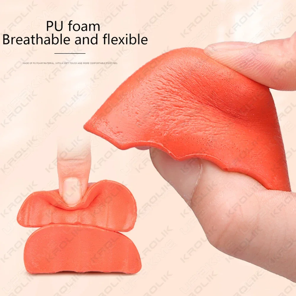 1 Pair PU Foam High Heel Toe Plug Shoe Inserts Big Shoes Toe Front Filler Cushion Pain Relief Protectors Shoes Accessories thumbnail 4