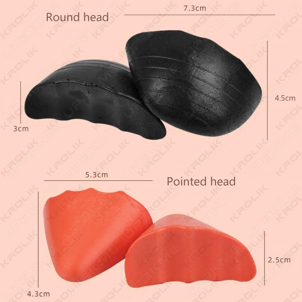1 Pair PU Foam High Heel Toe Plug Shoe Inserts Big Shoes Toe Front Filler Cushion Pain Relief Protectors Shoes Accessories thumbnail 6