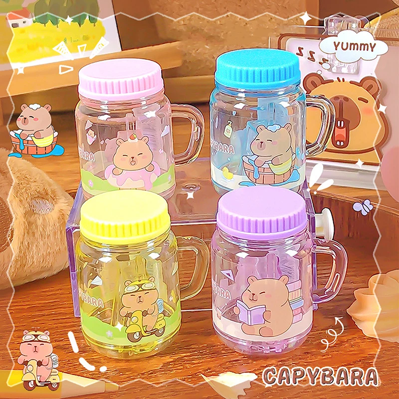 2Pcs Kawaii Portable Capybara Pencil Sharpener Creative Cartoon Pencil Sharpener Office School Supplies Student Stationery Gifts thumbnail 3