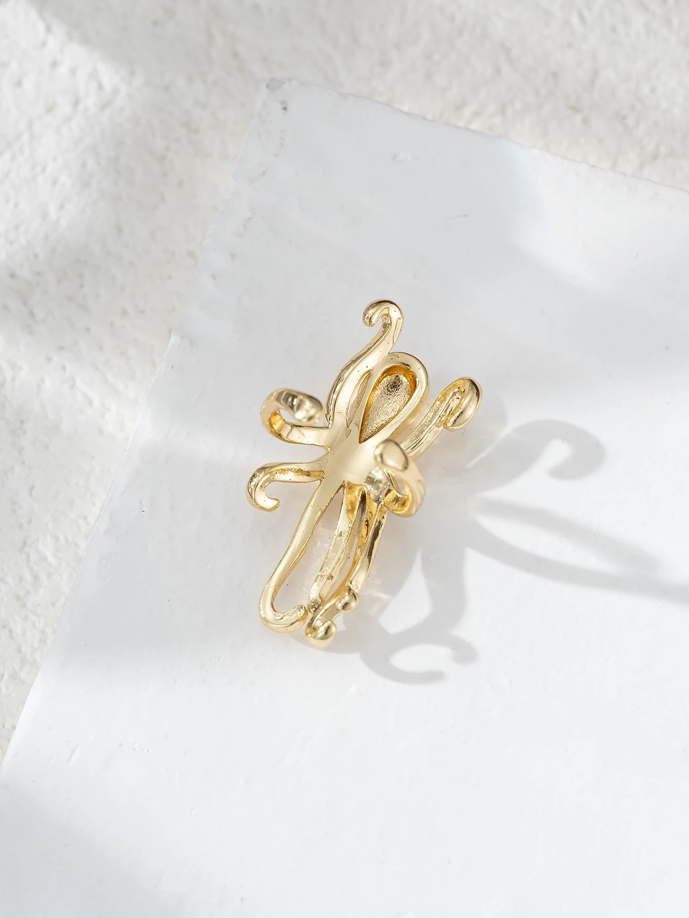 1PC Women's Fashion Ocean Clip Earrings Creative Personality Octopus Design Party Music Festival Daily Jewelry thumbnail 5