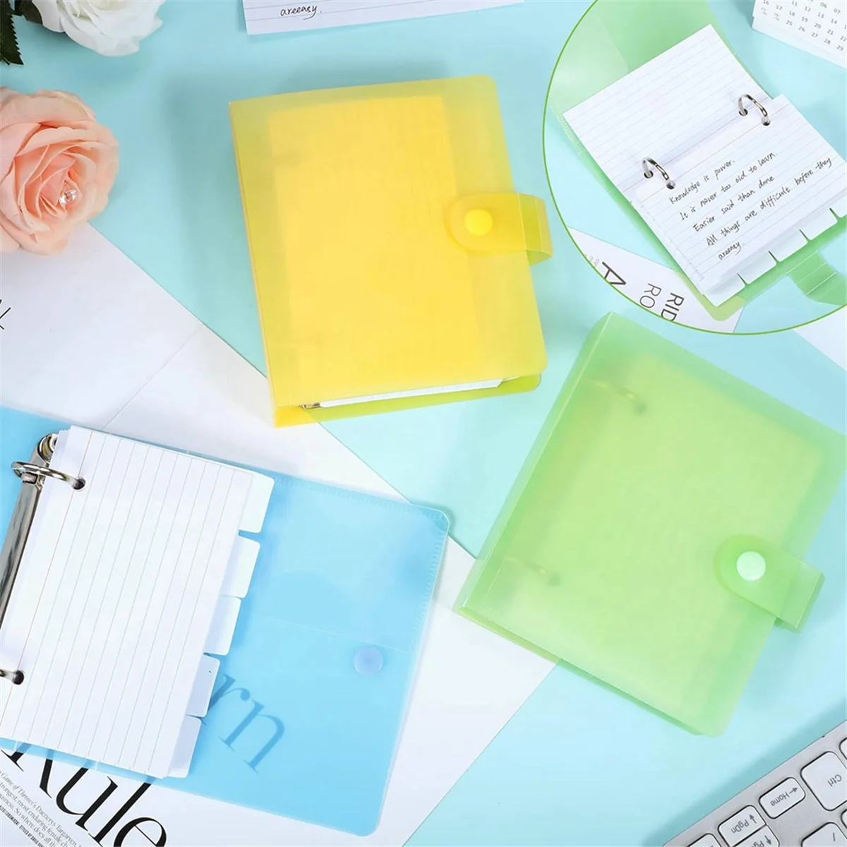 Compact Loose-leaf Notebook Office Records Book Folder Storage For Professional Planning Office Use Personal Journal thumbnail 5