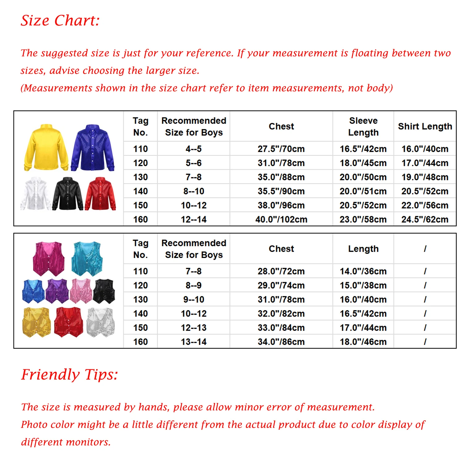 Kids Boys Shiny Sequins Shirts Modern Jazz Dance Costumes Long Sleeve Lapel Hip-hop Dance Stage Performance Street Dance Wear thumbnail 6