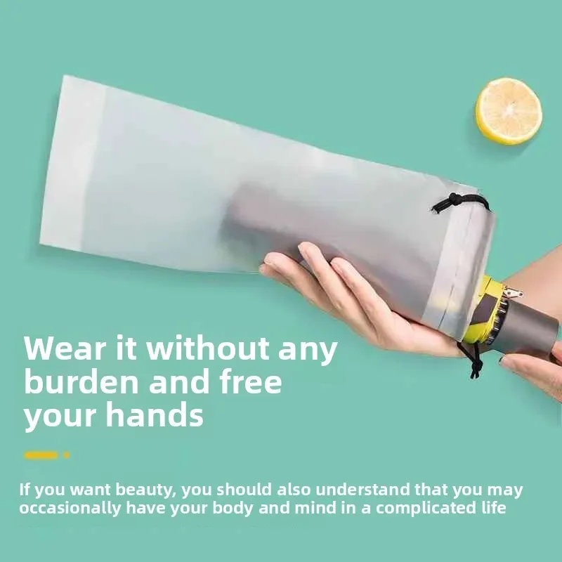 Waterproof Sandproof Umbrella Pouch with Drawstring Reusable Storage Bag for Home Travel umbrella cover umbrella spare thumbnail 3