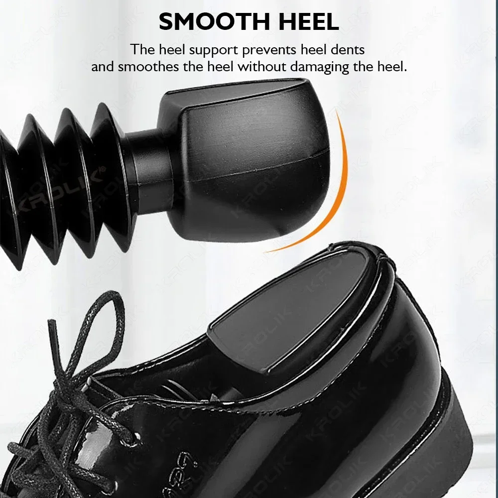 2PC Plastic Adjustable Shoe Trees Durable Shoes Stretchers For Men To Prevent Creases From Deforming Shoes Stretching Shoes Care thumbnail 4