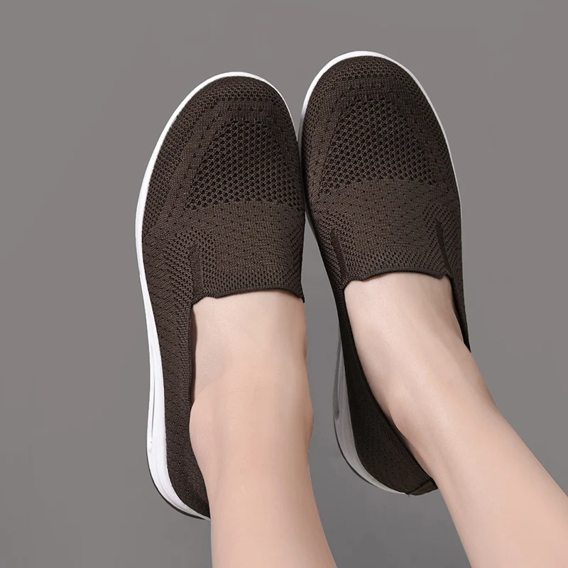 Women Walking Shoes Air Cushion Comfortable Breathable Outdoor Casual Shake Shoes Thick Bottom Increasing thumbnail 5