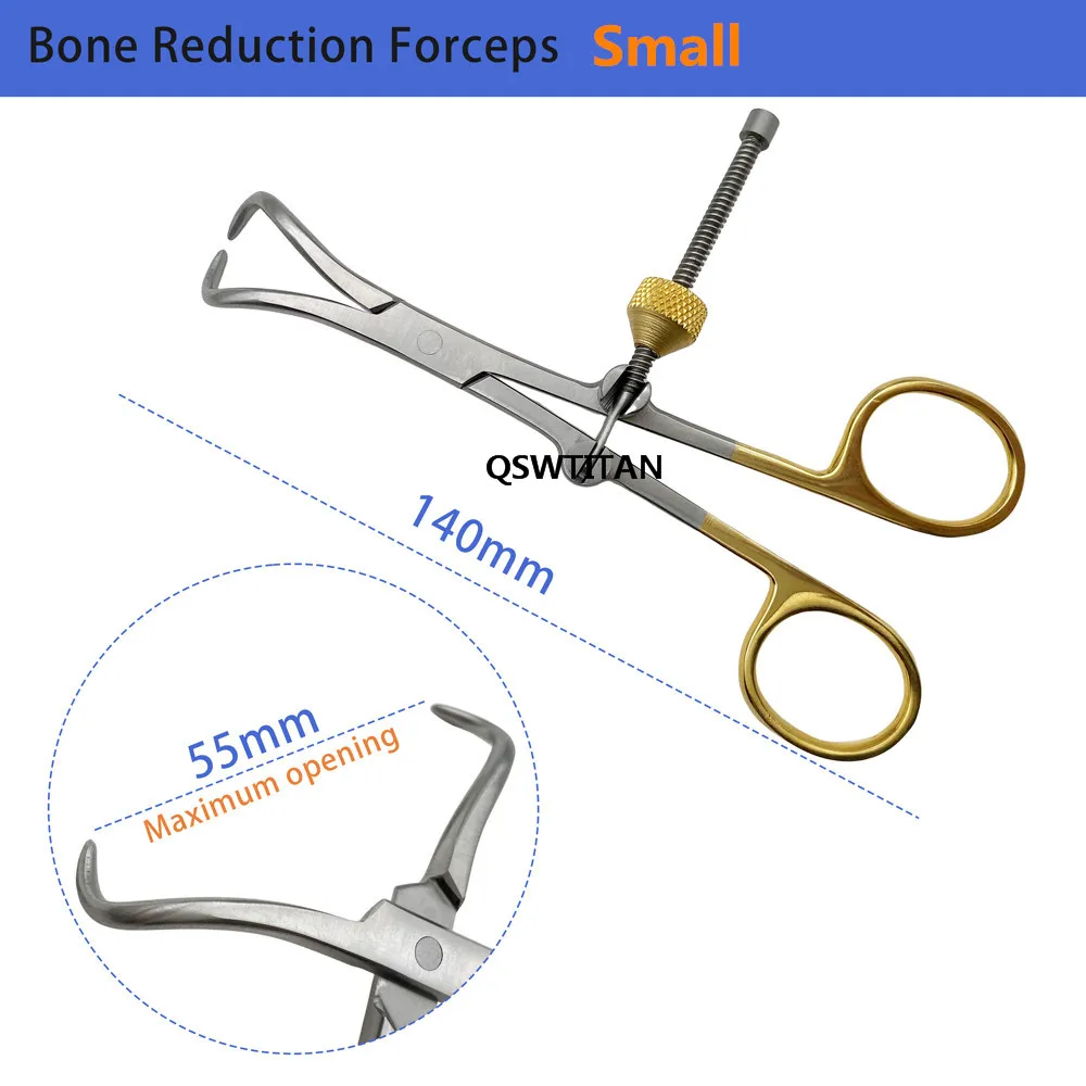QSWTITAN Orthopedics Cusp Reduction Forceps Pointed Large Medium small Bone Forceps Veterinary Orthopedics Instruments thumbnail 3