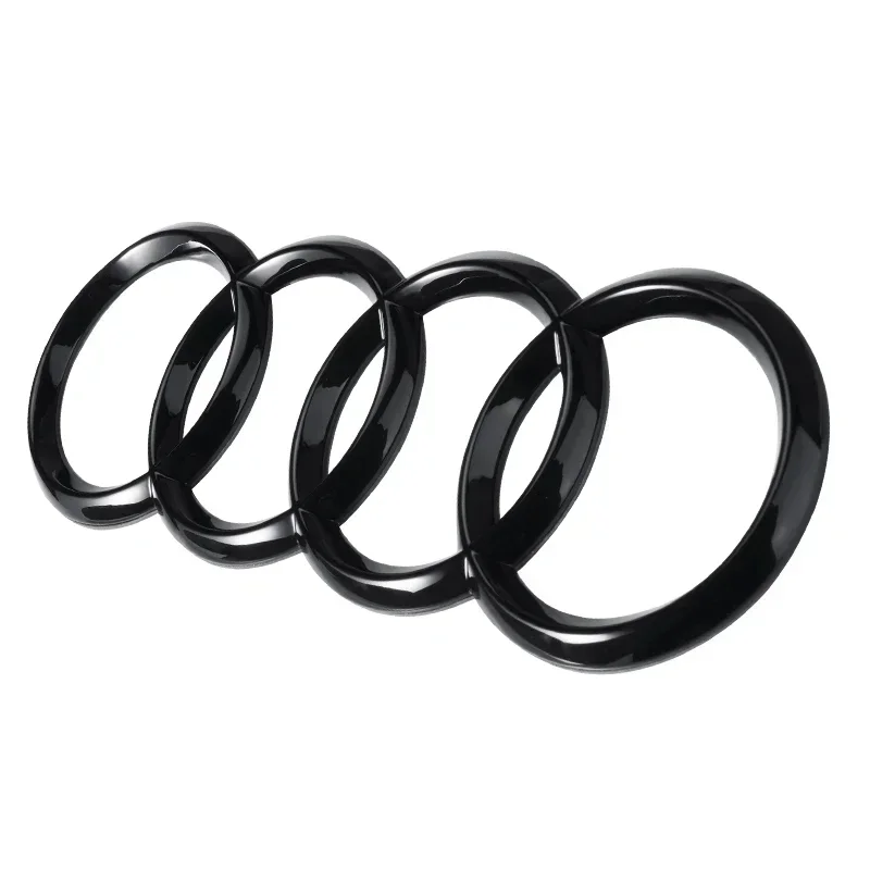 Car Styling For Audi A3 A4 A4L A5 A6 A6L A7 A8L Q2L Q3 Q5 Q7 TT Gloss Black Front Bonnet Grill Rear Trunk Emblem Badge Stickers thumbnail 4