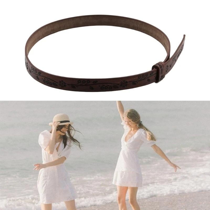 Western Hat Band For Fedoras Hat Bands Panama Hat Bands Leather Hat Bands For Men Western Hat Belt Bands Straw Hat Bands thumbnail 5