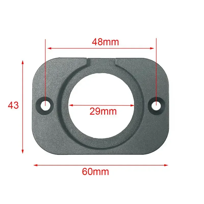 USB Car Charger Switch Voltmeter Panel For Marine Cigarette Lighter Voltmeter Power Outlet Socket Panel Mount Holder DIY 1Pc thumbnail 5