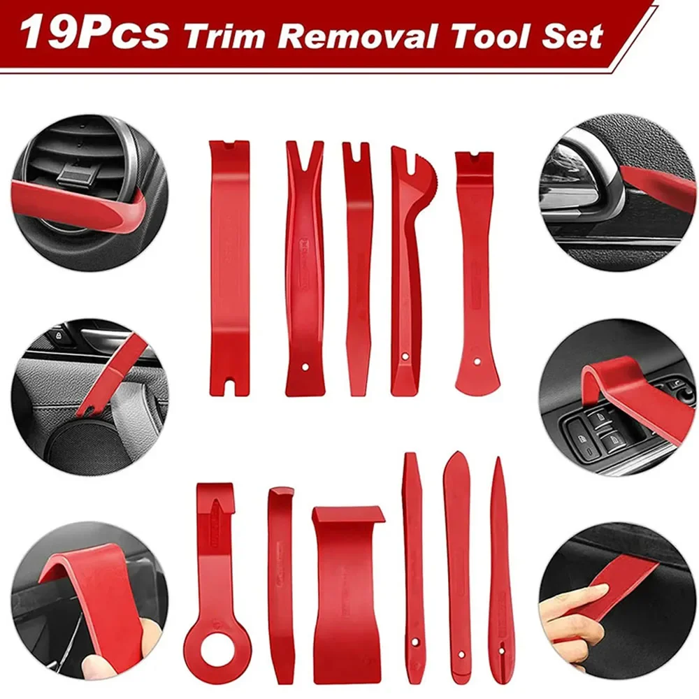 Car Tools Car Interior Disassembly Kit Plastic Trim Removal Tool Car Clips Puller Diy Panel Tools for Auto Trim Puller Set thumbnail 5