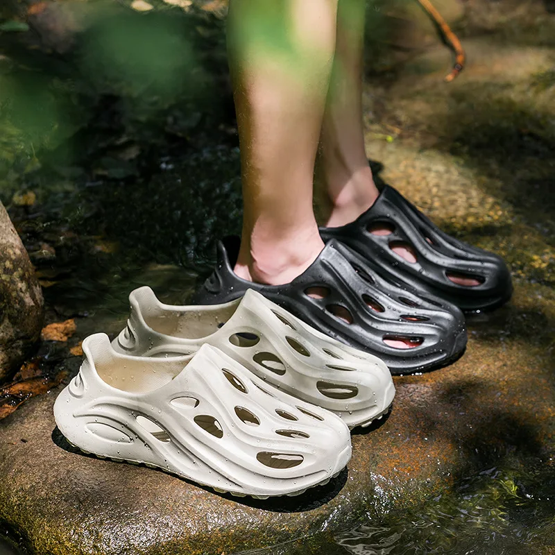 Wading Shoes Thick Soles Comfortable Slippers Outdoor Street Fashion Slides Antislip Sports Sneakers thumbnail 4