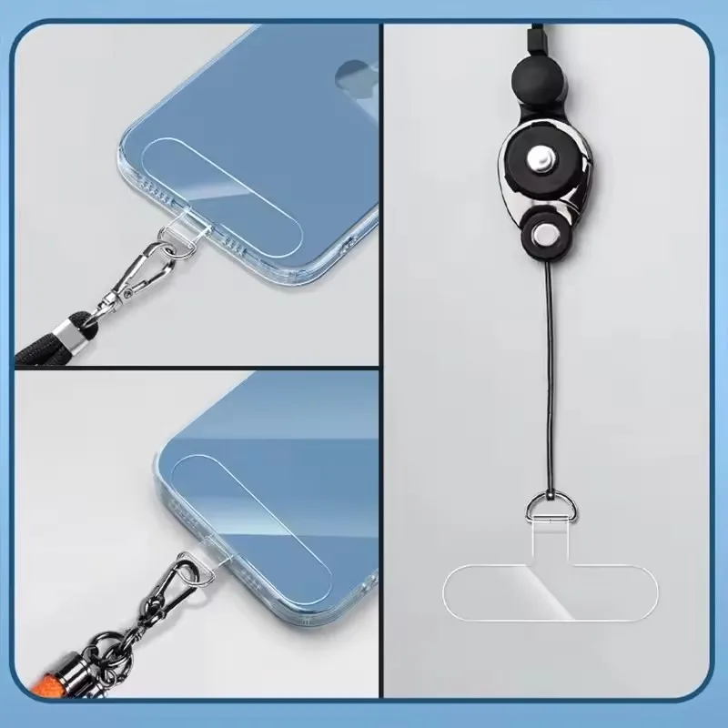10/1pcs Universal Phone Tether Tab Plastic Cellphone Lanyard Patch Pad Tag for Phone Strap Crossbody Lanyard Gasket Accessories thumbnail 2