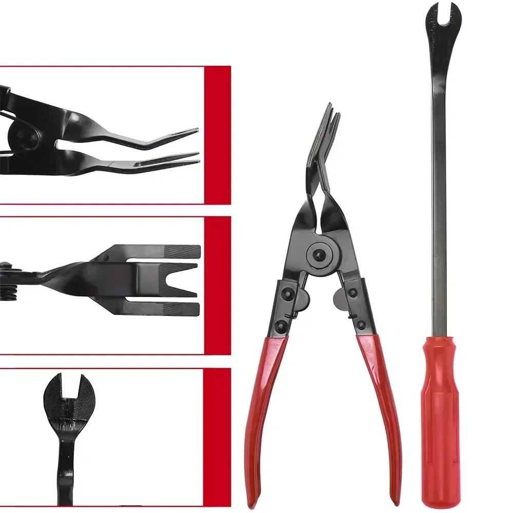 Auto Trim Removal Tool Car Door Panel Dash Audio Radio Removal Tools Kit Automotive Pry Tools Kits Auto Upholstery Repair Kit thumbnail 2
