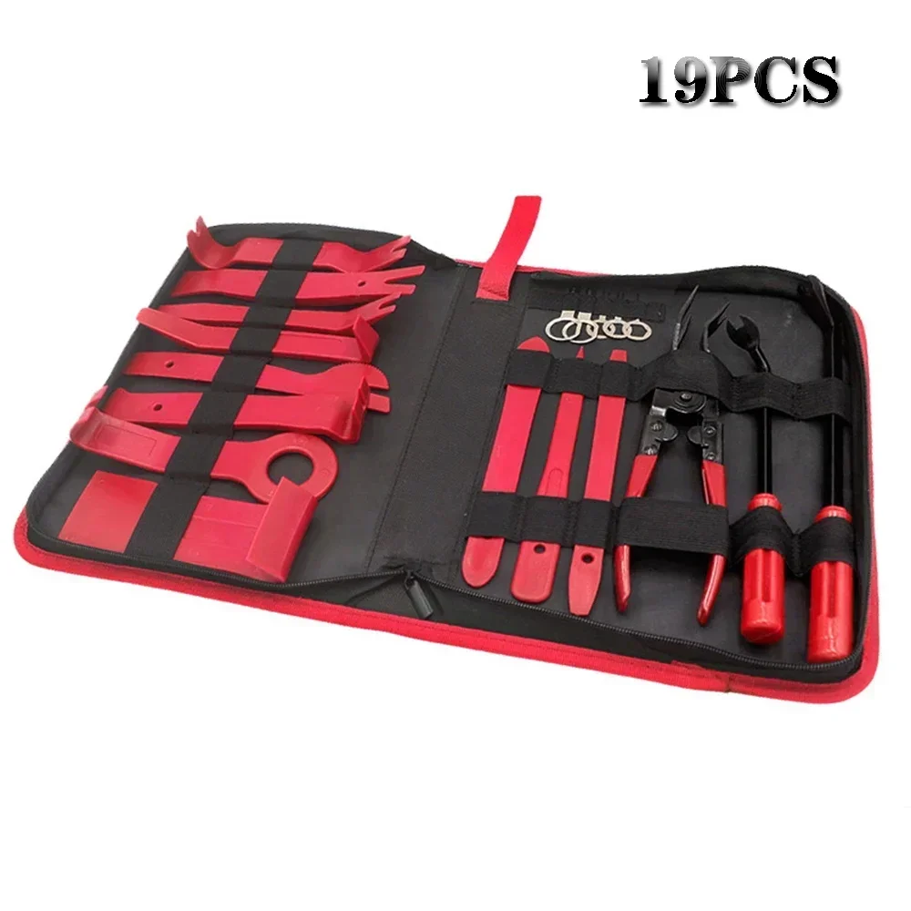Auto Trim Removal Tool Car Door Panel Dash Audio Radio Removal Tools Kit Automotive Pry Tools Kits Auto Upholstery Repair Kit thumbnail 6